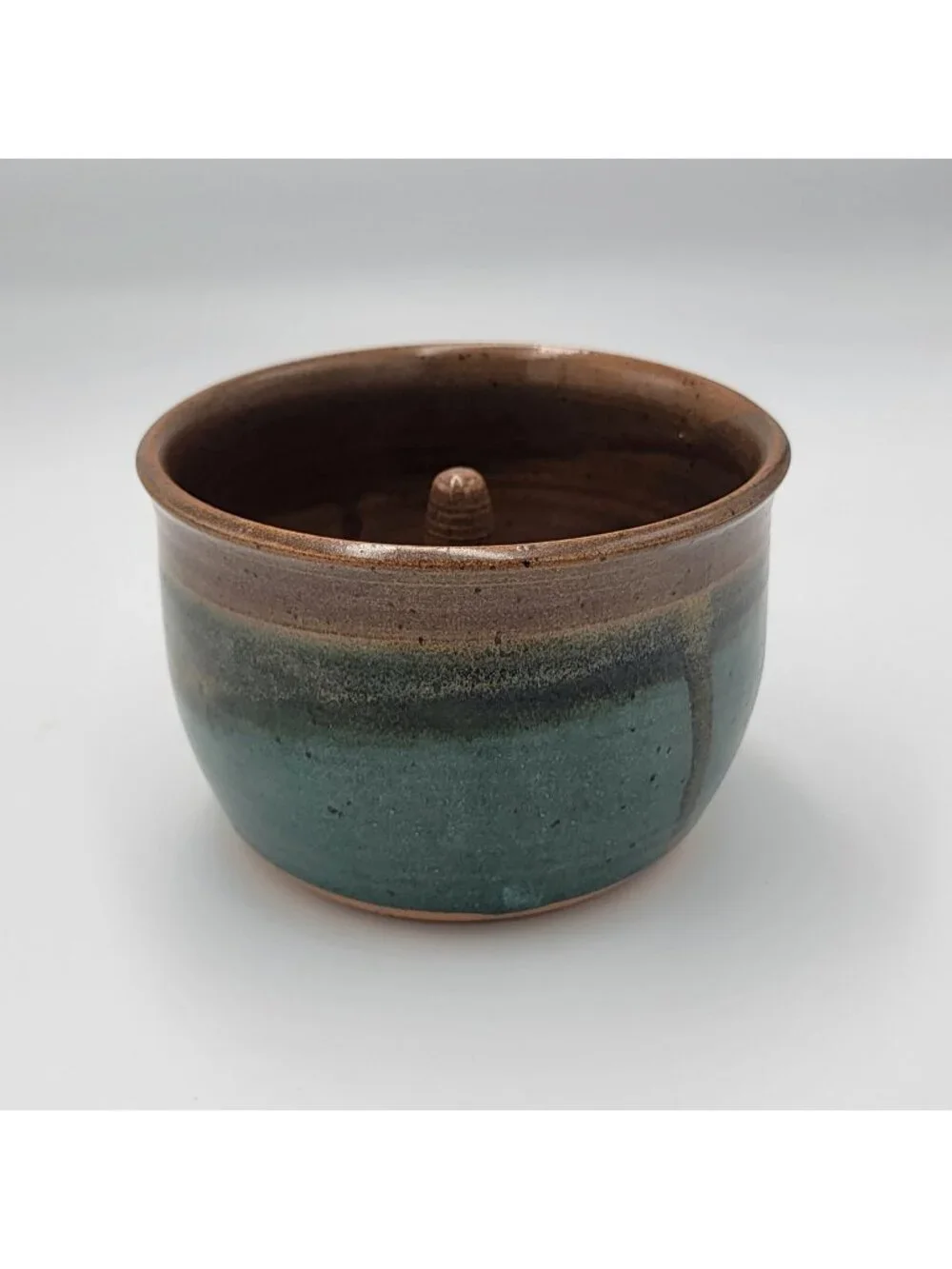 VTG Handcrafted Mud Pie PotteryApple Baker ClayPottery Dish Ceramic